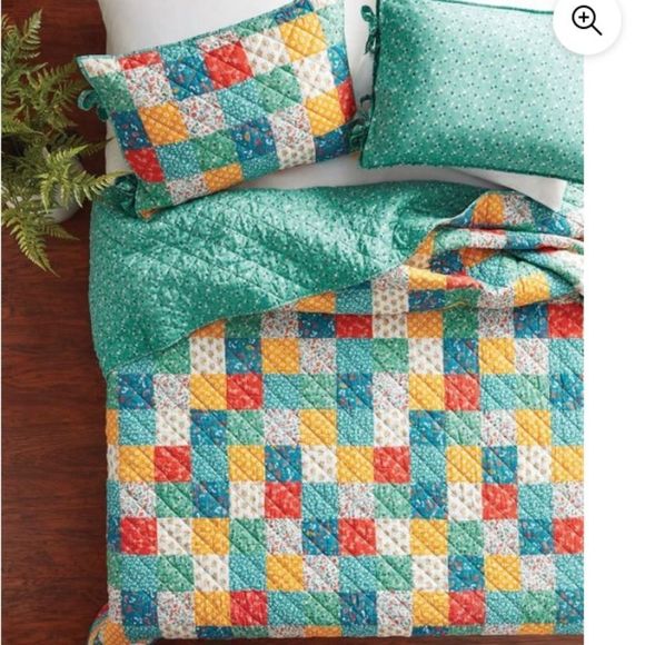 New Pioneer Woman Floral Patch King Sham Set - Picture 2 of 6